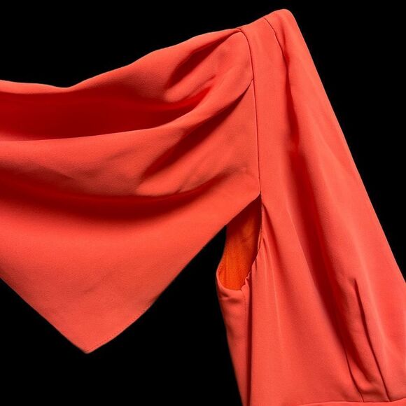 🌟85% OFF🌟NEW🌟JCrew Gown Dress in Orange Size 6 - Picture 4 of 5